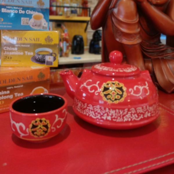 Juego de Té Chino Rojo Comprar online